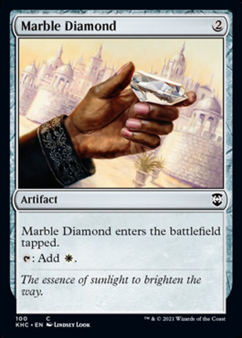 Marble Diamond (Commander 2021 Kaldheim) Light Play