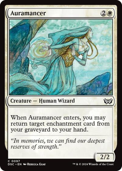 Auramancer (Commander: Duskmourn: House of Horror) Light Play