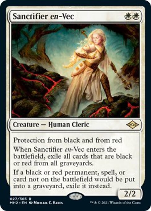 Sanctifier en-Vec (Modern Horizons 2) Light Play Foil
