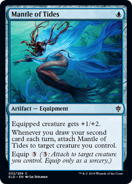 Mantle of Tides (Throne of Eldraine) Light Play Foil