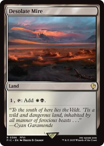 Desolate Mire (Commander: FINAL FANTASY) Light Play