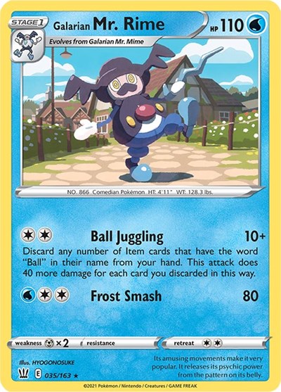 Galarian Mr. Rime (SWSH05: Battle Styles) Light Play