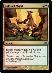 Colossal Might (Alara Reborn) Light Play