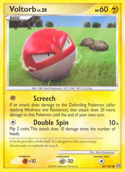 Voltorb (80) (Stormfront) Medium Play