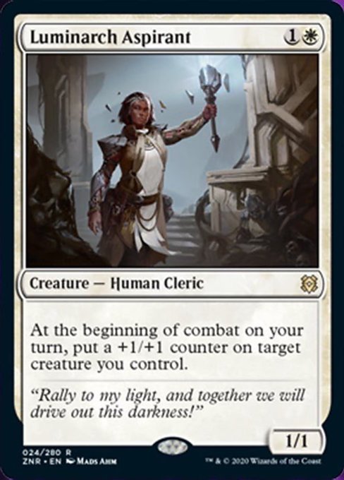 Luminarch Aspirant (Zendikar Rising) Light Play