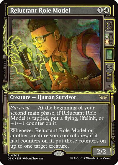 Reluctant Role Model (Showcase) (Duskmourn: House of Horror) Light Play