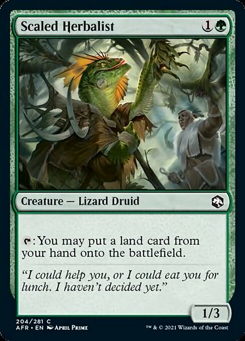 Scaled Herbalist (Adventures in the Forgotten Realms) Light Play