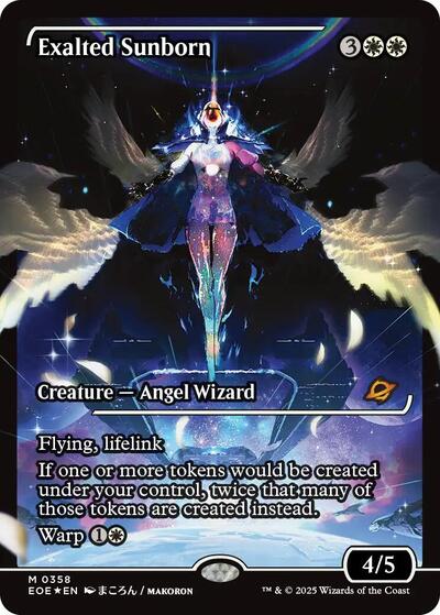 Exalted Sunborn (Showcase) (Edge of Eternities) Near Mint Foil