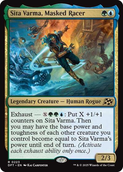 Sita Varma, Masked Racer (Aetherdrift) Light Play