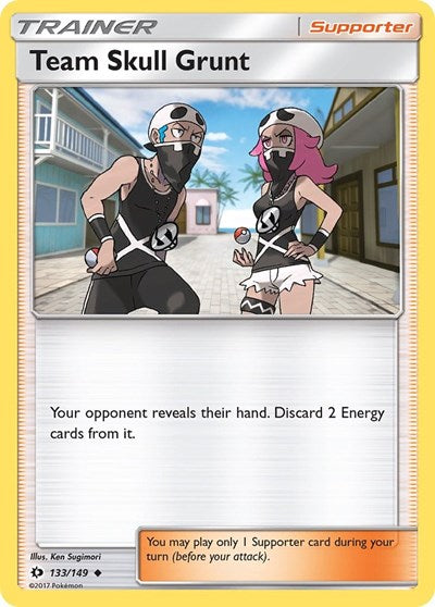 Team Skull Grunt (SM Base Set) Medium Play