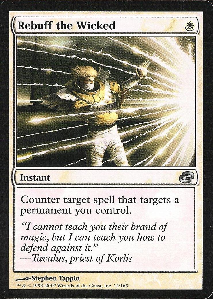 Rebuff the Wicked (Planar Chaos) Medium Play