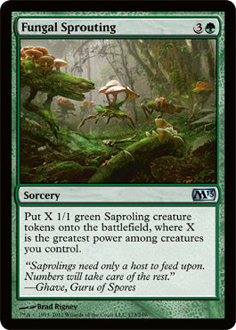 Fungal Sprouting (Magic 2013 Core Set) Light Play Foil