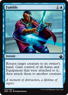 Fumble (Battlebond) Damaged / Poor