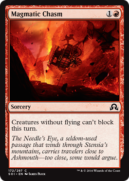 Magmatic Chasm (Shadows Over Innistrad) Light Play