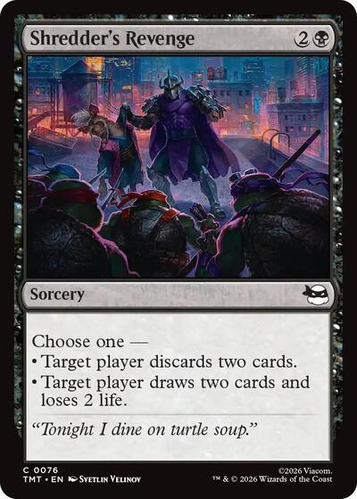 Shredder's Revenge (Teenage Mutant Ninja Turtles Eternal-Legal) Light Play Foil