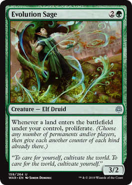 Evolution Sage (War of the Spark) Light Play