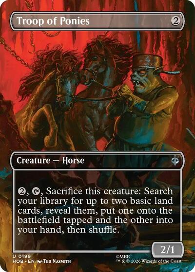 Troop of Ponies (Borderless) (The Hobbit) Light Play