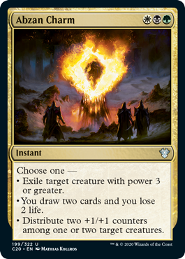 Abzan Charm (Commander 2020 Ikoria) Light Play