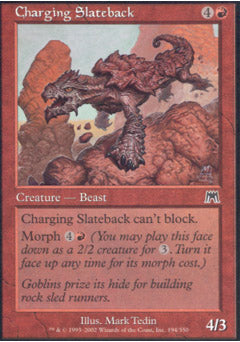 Charging Slateback (Onslaught) Light Play