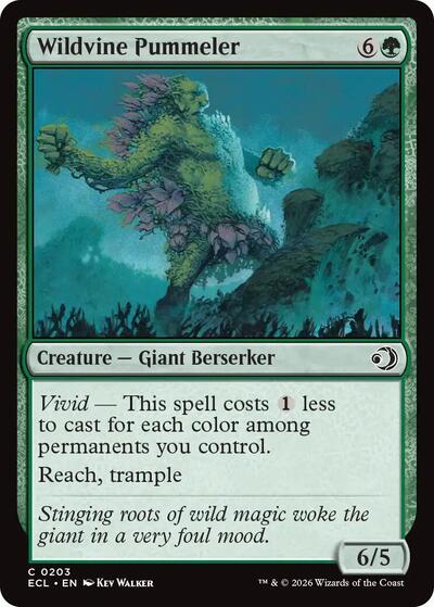 Wildvine Pummeler (Lorwyn Eclipsed) Light Play
