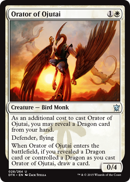 Orator of Ojutai (Dragons of Tarkir) Light Play