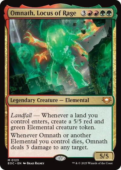 Omnath, Locus of Rage (Commander: Edge of Eternities) Light Play