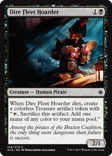 Dire Fleet Hoarder (Ixalan) Light Play