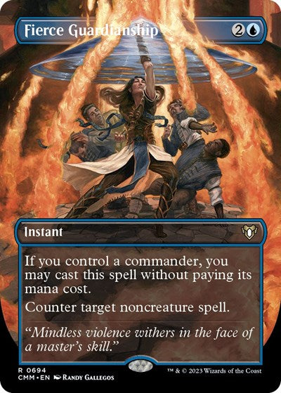Fierce Guardianship (Borderless) (Commander Masters) Near Mint Foil