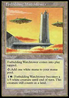 Forbidding Watchtower (Urza's Legacy) Medium Play