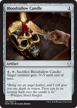 Bloodtallow Candle (Dominaria) Light Play Foil