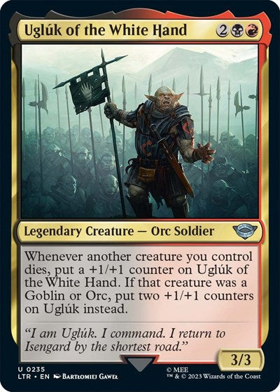 Ugluk of the White Hand (Universes Beyond: The Lord of the Rings: Tales of Middle-earth) Damaged / Poor