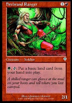 Firebrand Ranger (Invasion) Light Play