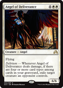 Angel of Deliverance (Shadows Over Innistrad) Light Play