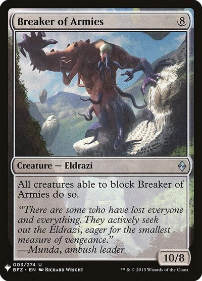 Breaker of Armies (Mystery Booster) Light Play