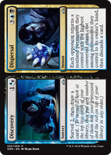 Discovery Dispersal (Guilds of Ravnica) Light Play