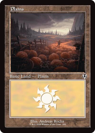 Plains (289) (Retro Frame) (Innistrad Remastered) Light Play