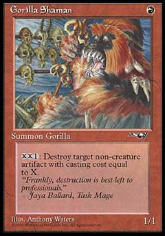 Gorilla Shaman (Skulls) (Alliances) Heavy Play