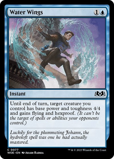 Water Wings (Wilds of Eldraine) Light Play