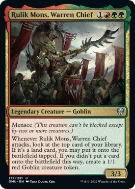 Rulik Mons, Warren Chief (Dominaria United) Light Play