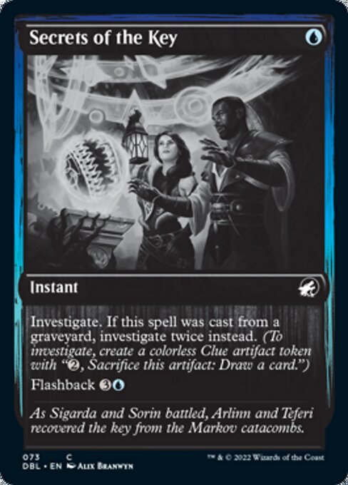 Secrets of the Key (Innistrad: Double Feature) Light Play