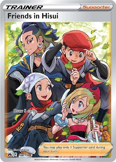 Friends in Hisui (Full Art) (Crown Zenith) Near Mint Holofoil