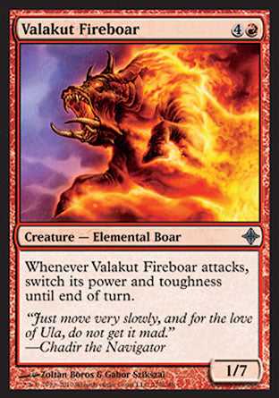 Valakut Fireboar (Rise of the Eldrazi) Heavy Play