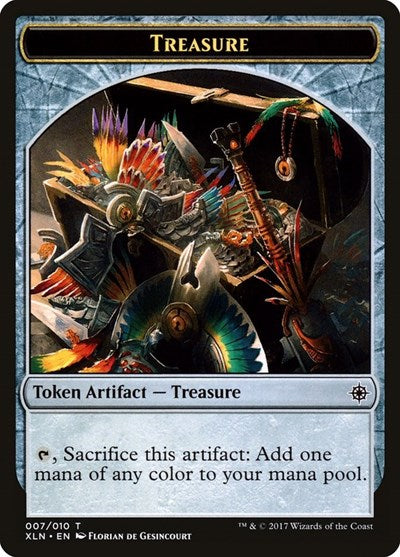 Treasure Token (007) (Ixalan) Light Play