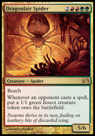 Dragonlair Spider (Planechase 2012) Light Play