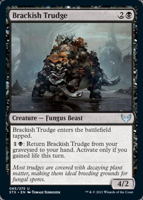Brackish Trudge (Strixhaven) Light Play Foil