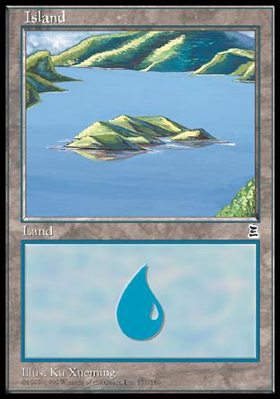 Island (171) (Portal Three Kingdoms) Heavy Play