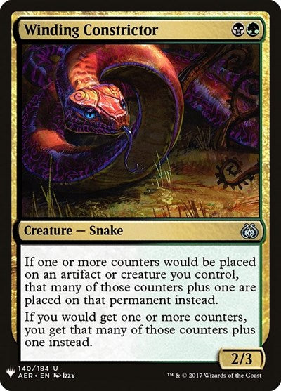 Winding Constrictor (Mystery Booster) Light Play