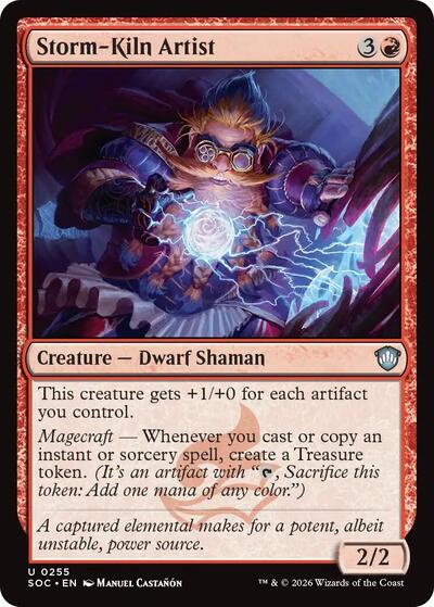 Storm-Kiln Artist (Commander: Secrets of Strixhaven) Light Play