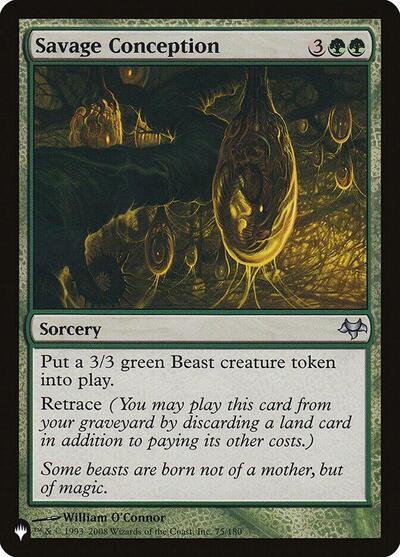 Savage Conception (The List) Light Play