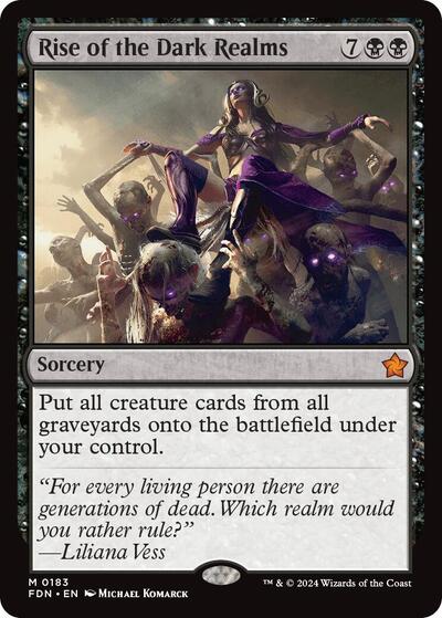 Rise of the Dark Realms (Foundations) Light Play Foil